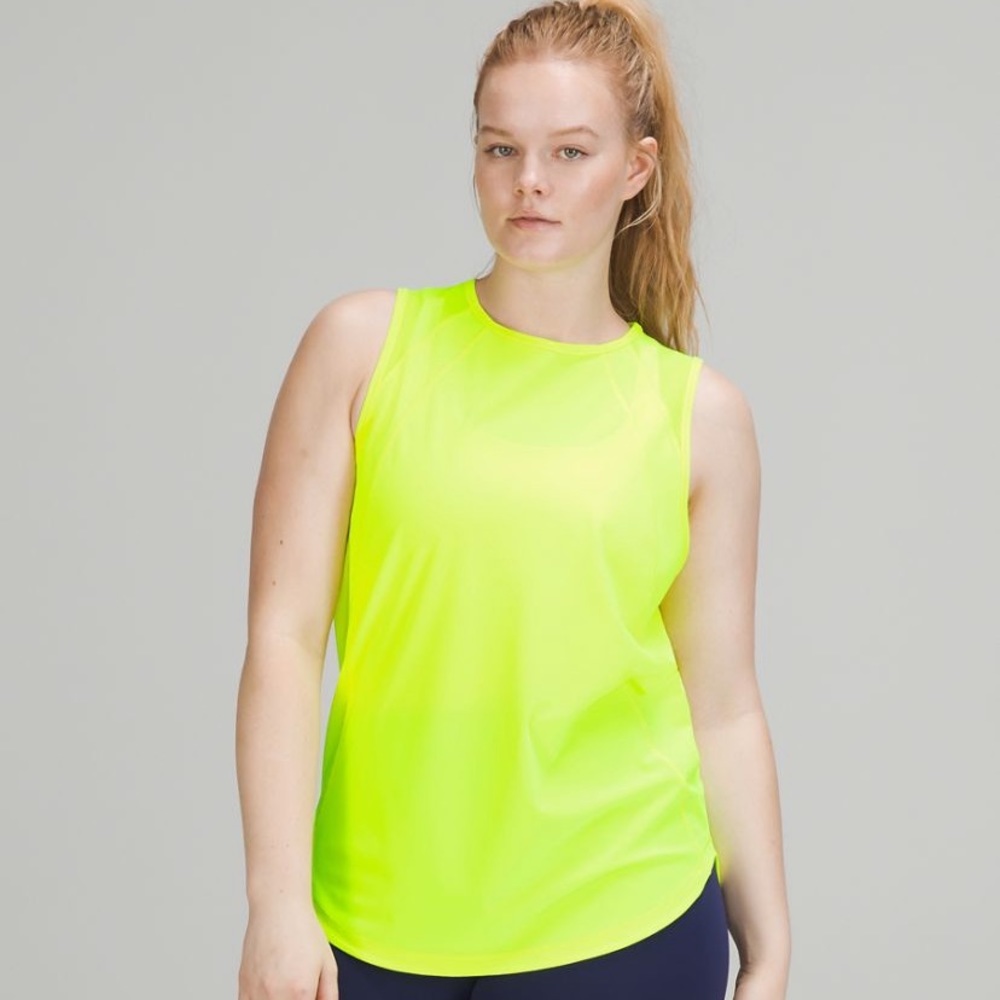 Neon yellow Lululemon Sculpt Tank Top 💛